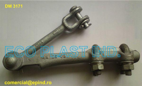 Clema de tractiune prin presare conductor otel acoperit cu Al 0 6-9 mm 260224 DM 3171