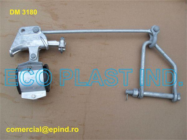 Clema de intindere cu pana pentru funia portanta din otel acoperit cu Al 261541 DM 3180