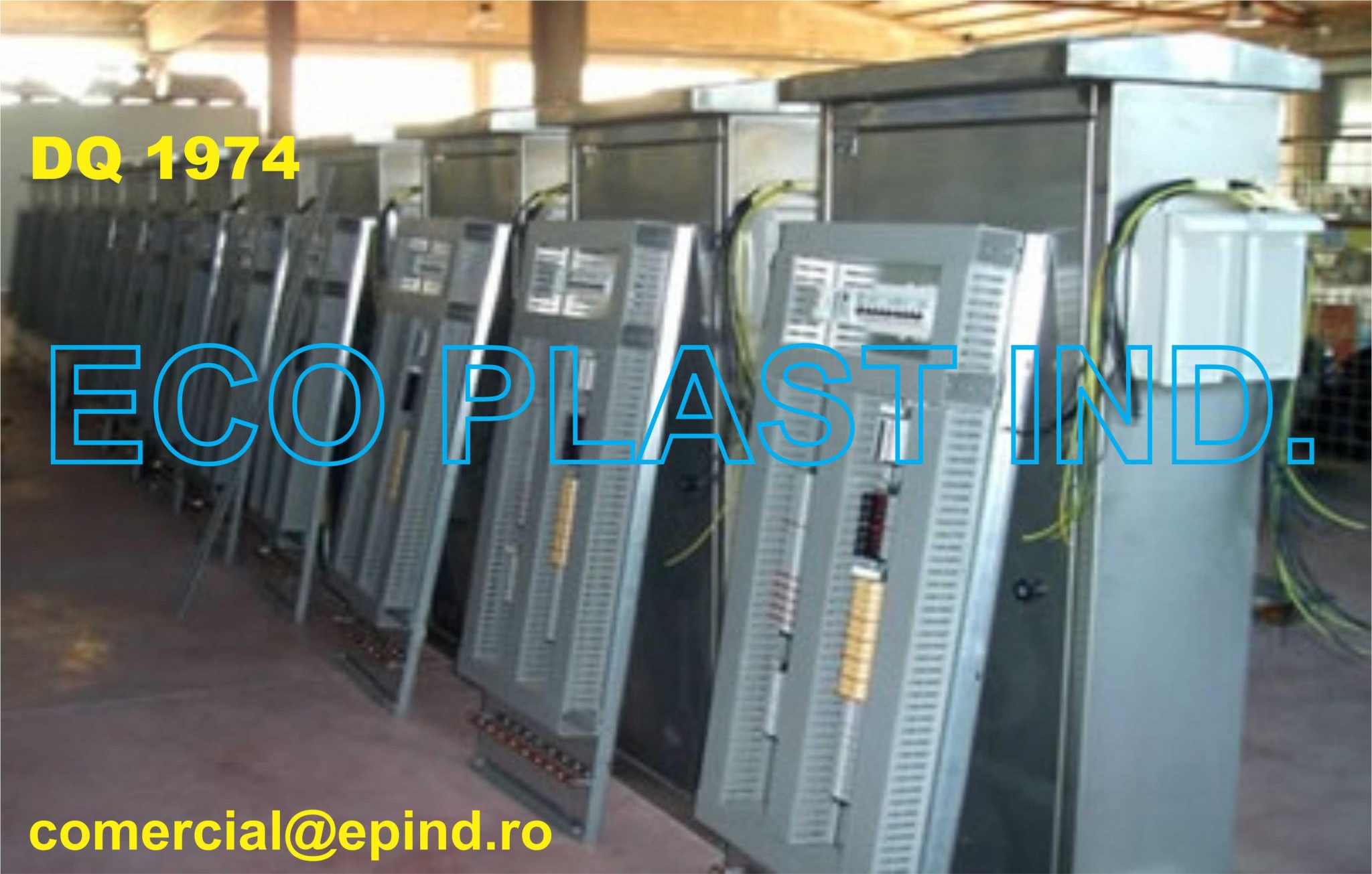 Tablou electric pentru protectii linii MT  DQ 1974