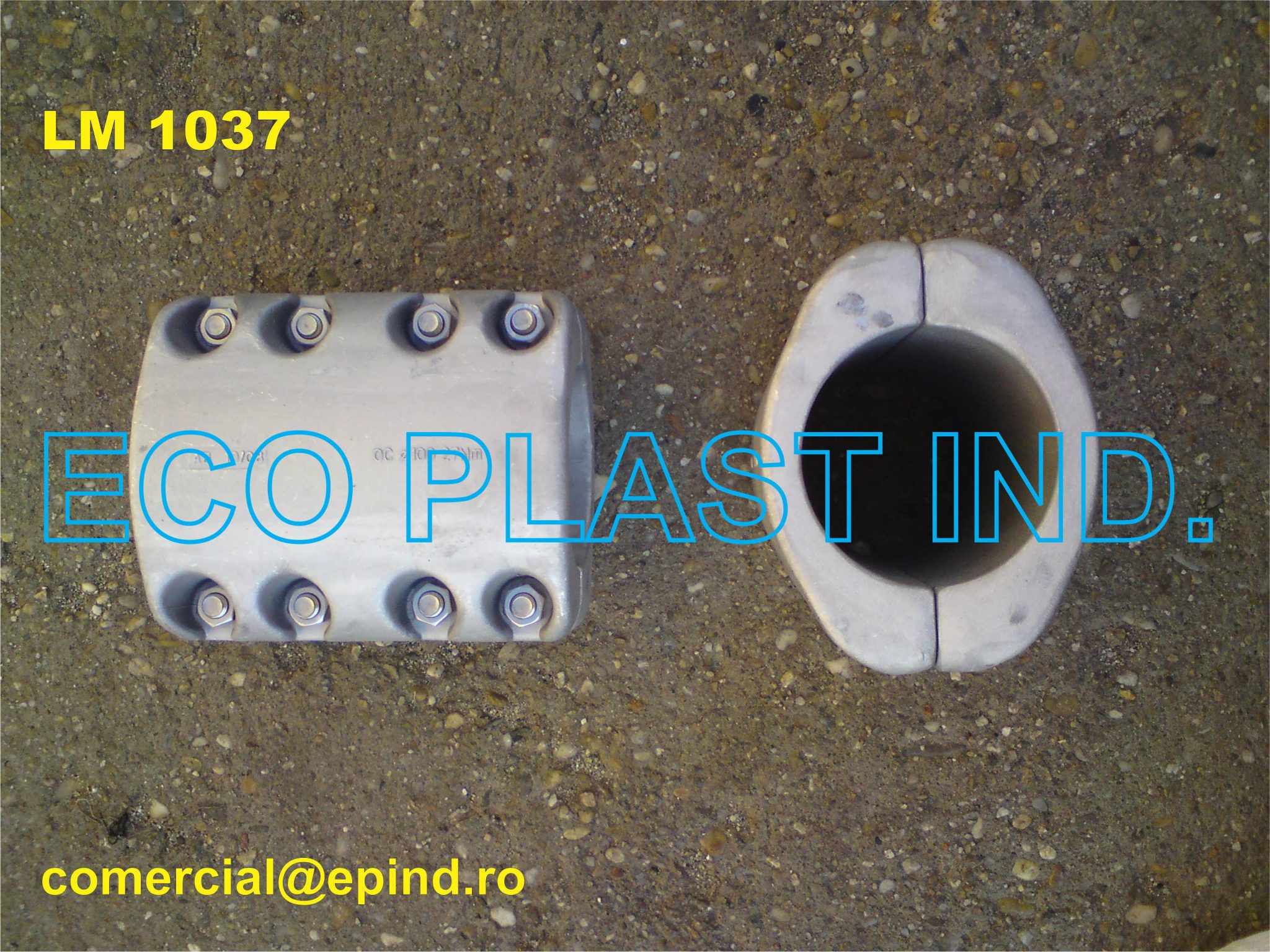 Conector 2 tuburi 100 mm 200842 LM 1037