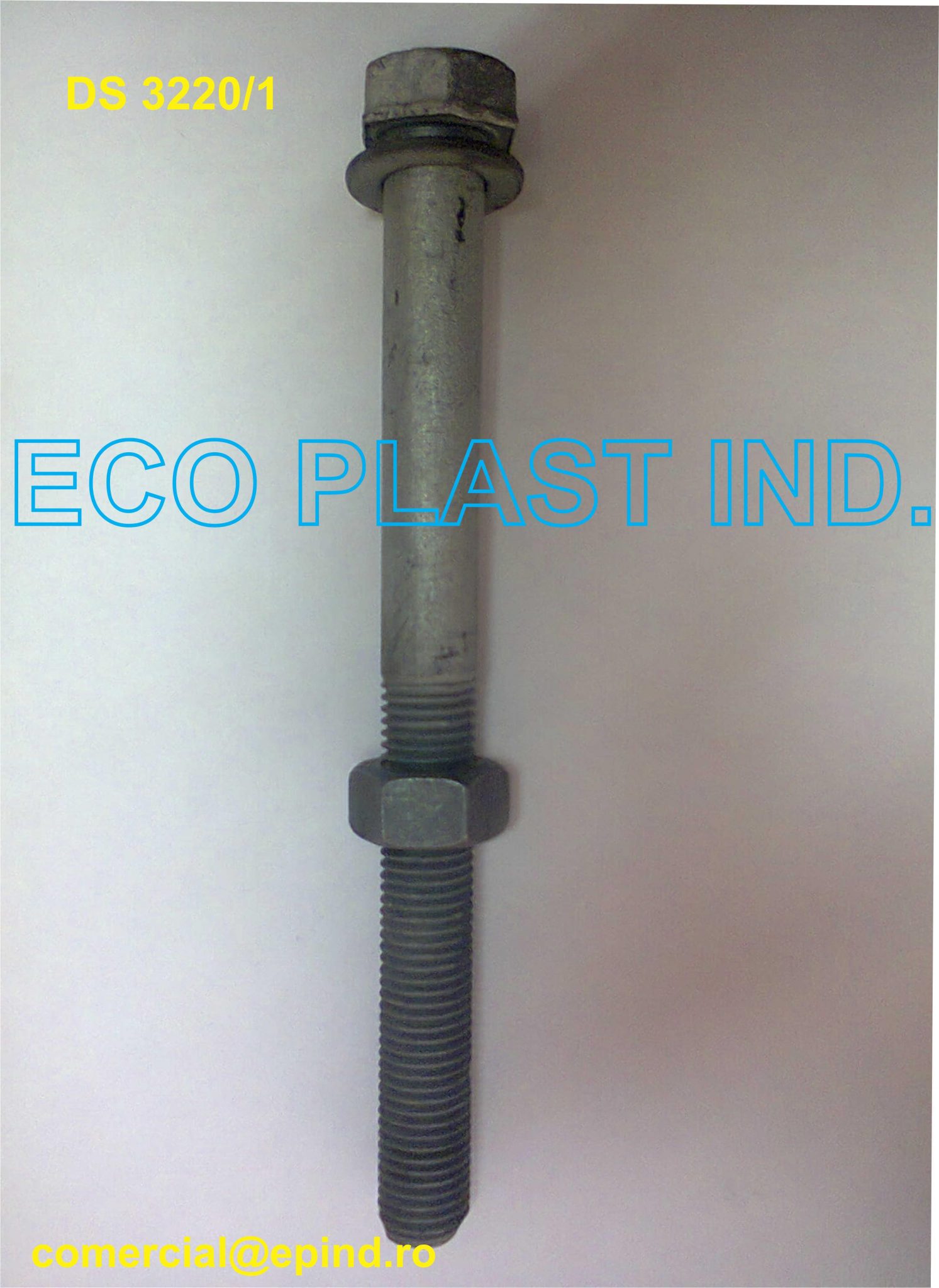 Buloni de fixare pe stalpi a suportilor de intindere si sustinere -tipo 230 243070 DS 3220/1