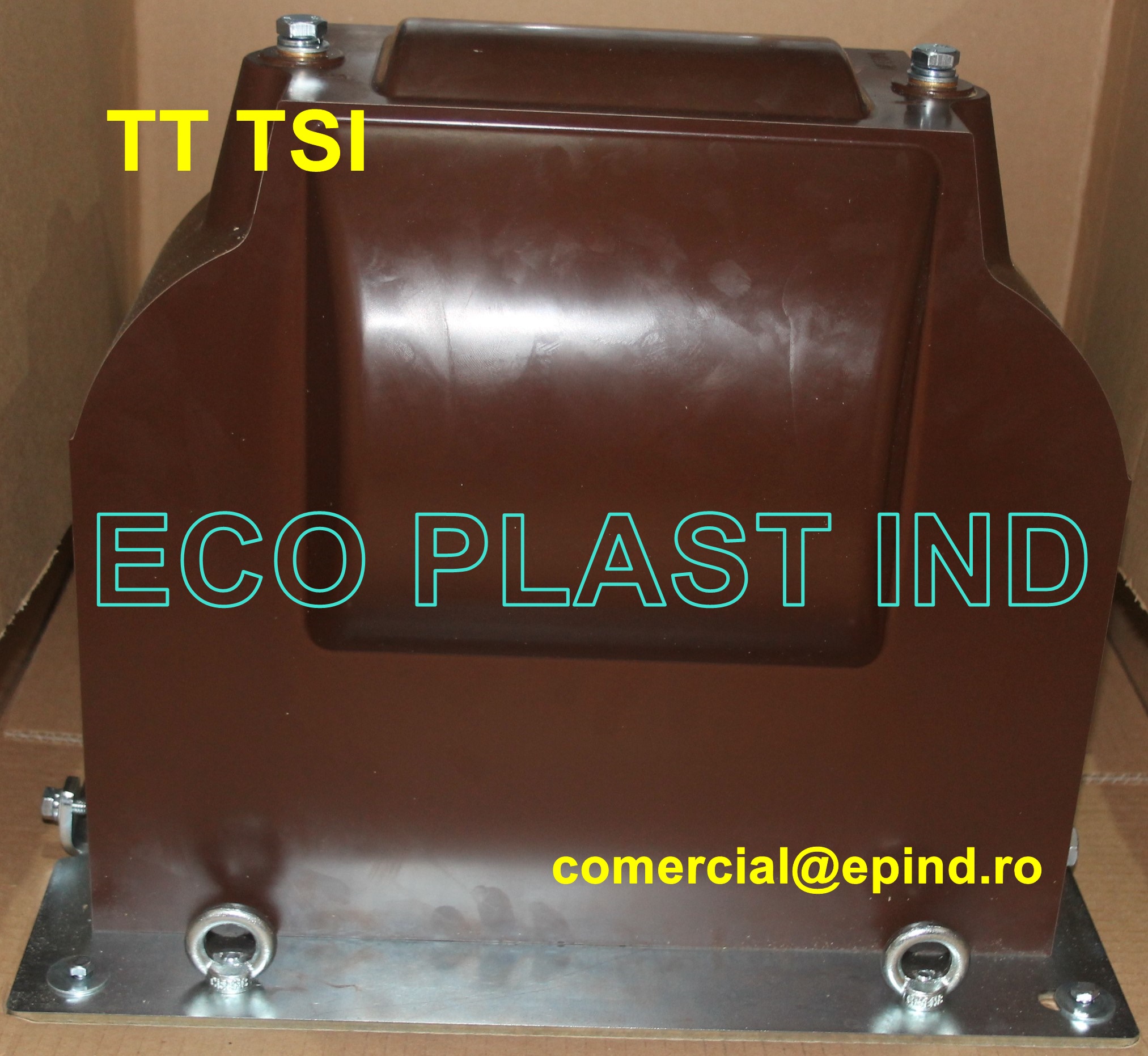 Transformator de tensiune bipolar pentru alimentare servicii interne TSI, fara sigurante fuzibile, 20 kV, 4 kVA - TSI 20-4 TSI 20-4